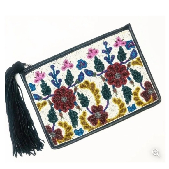 SAM EDELMAN Zora Boho Bread Clutch OS multi Color Sam Edelman - Picture 5 of 5